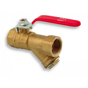 Guľový ventil I-ventil guľ.1/2“ Voda páka s filtrom