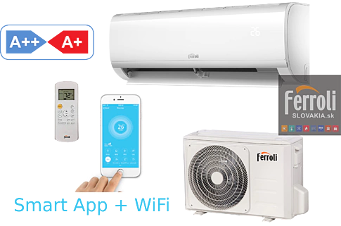 Klimatizácia FERROLI DIAMANT S12 / 3,5 kw-12000 BTU/ + WIFI