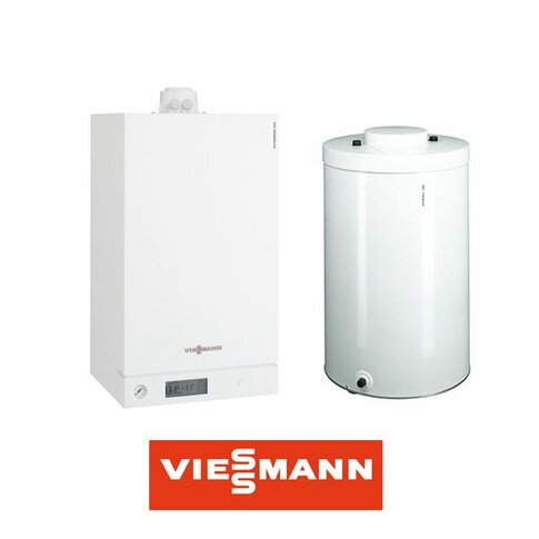 Kondenzačný plynový kotol Viessmann VITODENS 100-W+120L zás.+snímač teploty zásobníka