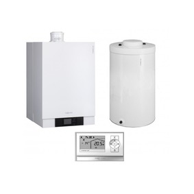 Kondenzačný plynový kotol Viessmann VITODENS 200-W 19kW+120L zás.+Vitotrol 200A + ekvitermika