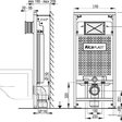 Podomietkový modul ALCAPLAST Sadromodul /duofix/ set 5v1 tlačítko+misa+poklop+tesnenie