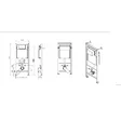 Podomietkový modul JOMO - JomoTECH 3v1 /duofix/ - (tlačitko matný chrom + montážna sada.)